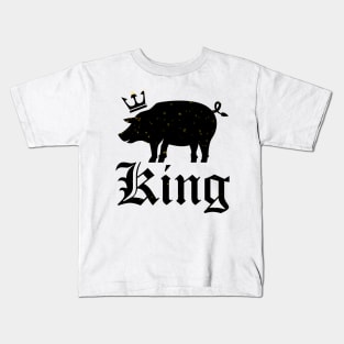 King Pig 1 Kids T-Shirt